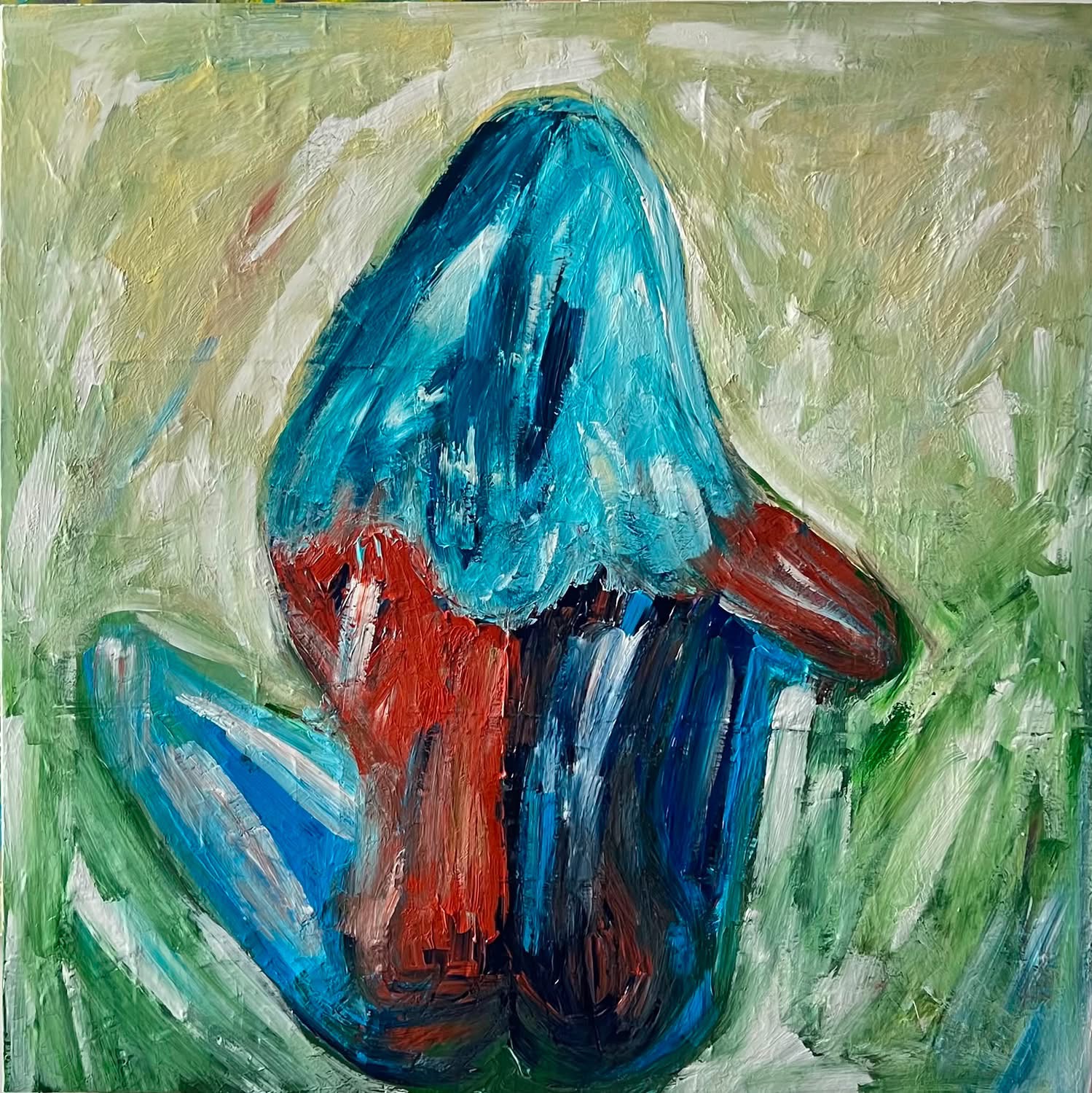 Marie-Christine Paré, Cheveux bleus