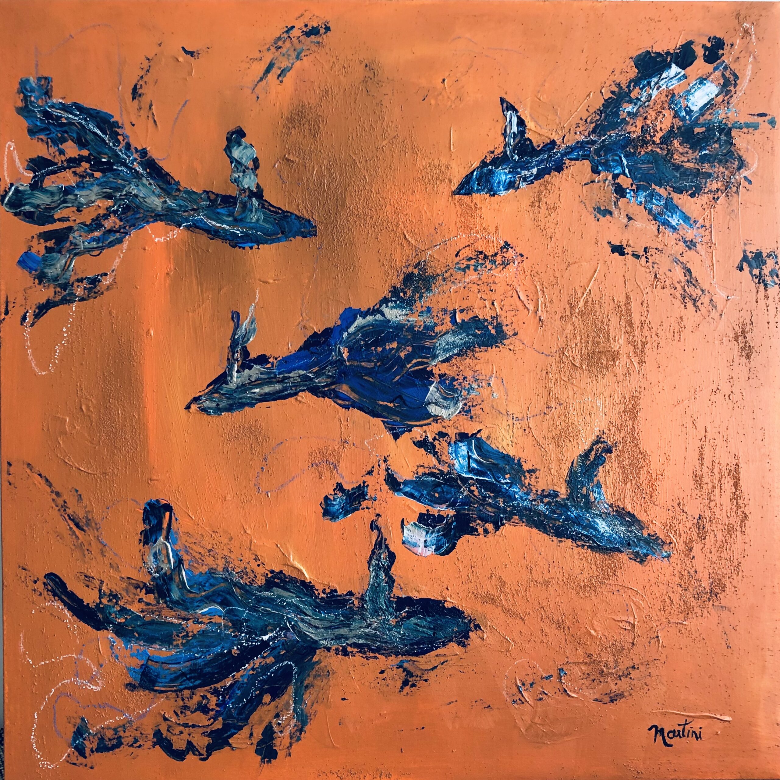 Marie-Christine Paré, Petits poissons porte-bonheur: orange
