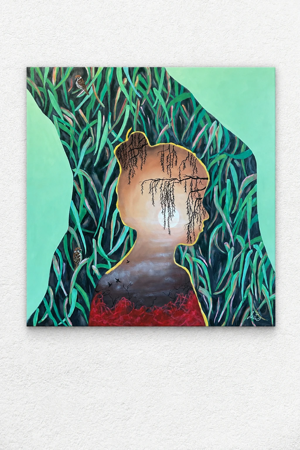 Rêverie sous les saules, Isa C artiste